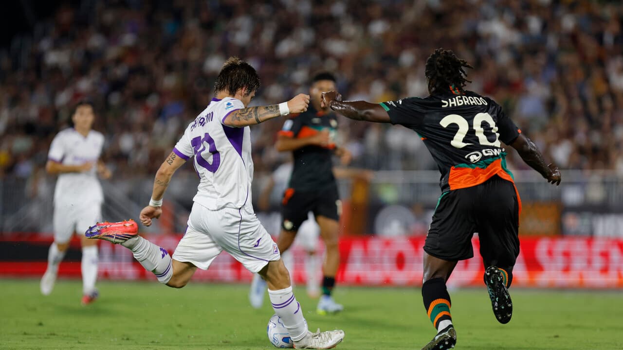 Serie A: In campo Venezia-Fiorentina 1-3 DIRETTA