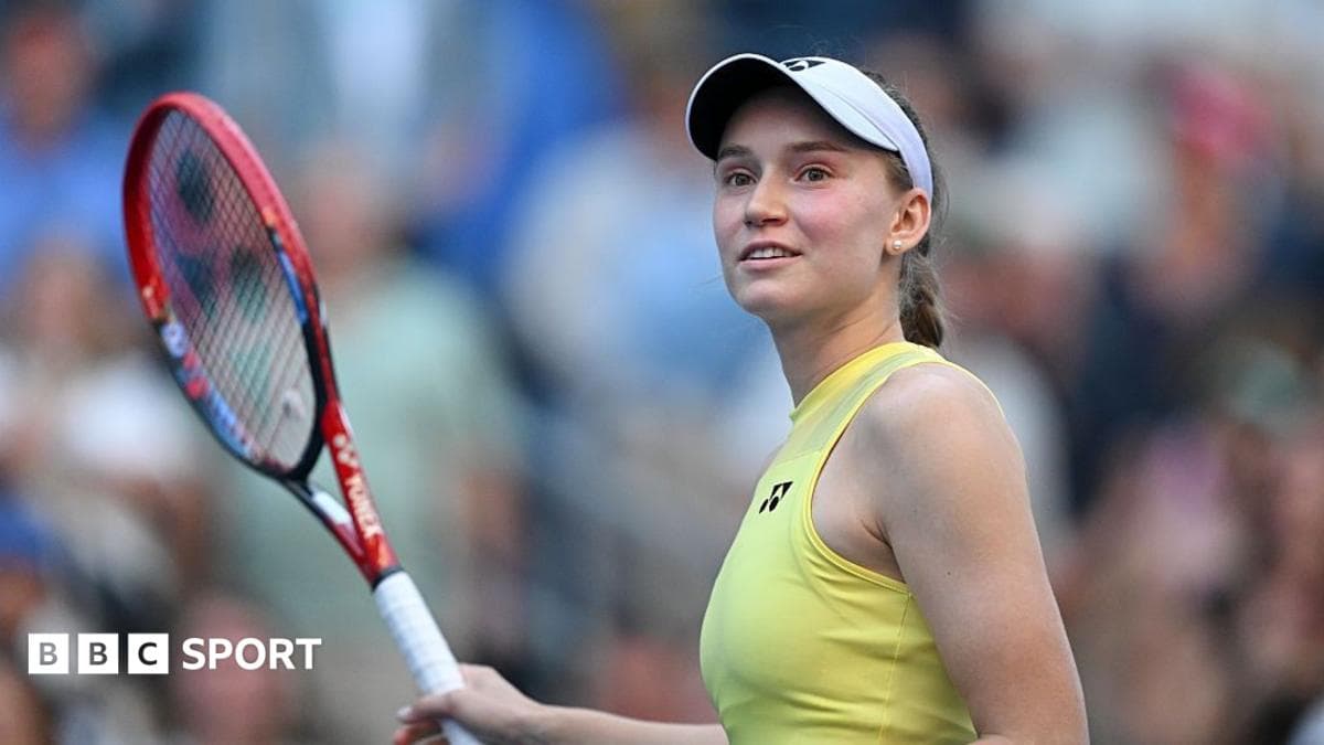 Rybakina sweeps past Osaka to close in on number one ranking