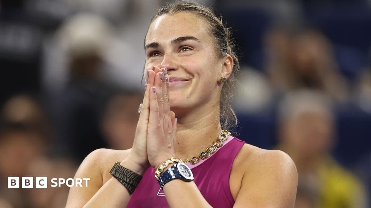 Sabalenka 'trying hard to be easier on myself'