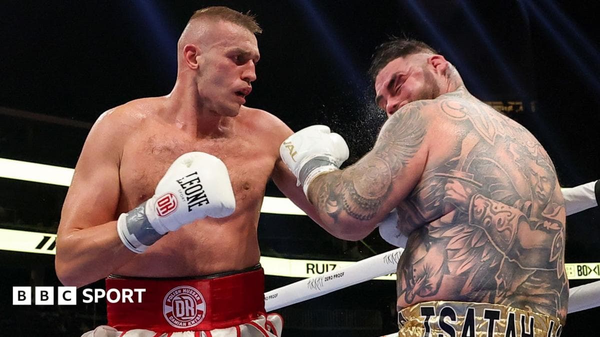 Former world champion Ruiz Jr loses comeback fight