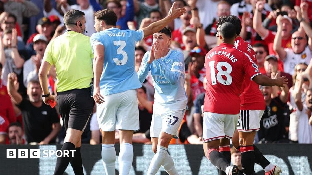Foden sees red as Mainoo impresses - Manchester derby ratings
