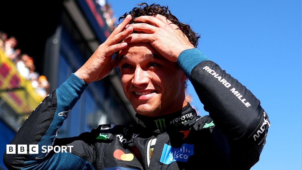 Norris' real opportunity after coming from nowhere with 'masterpiece' lap