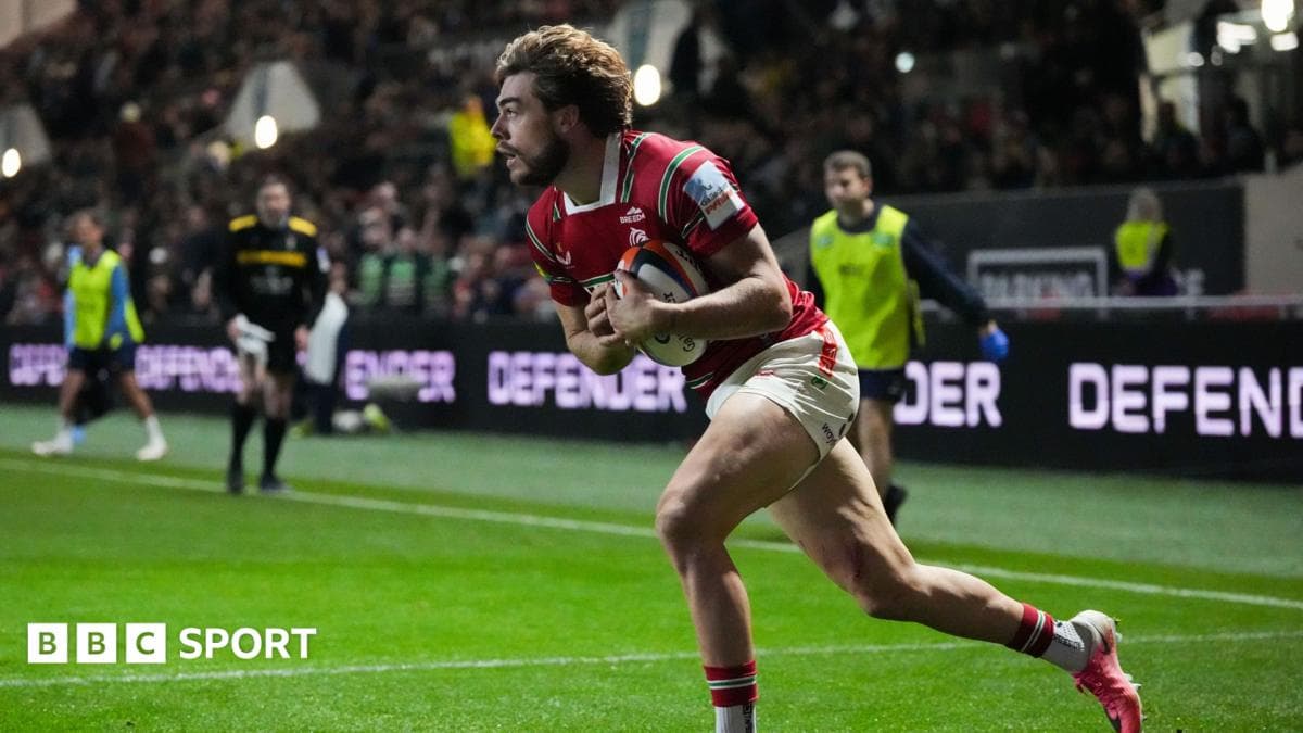 Leicester dominate Bristol to go top of the Prem