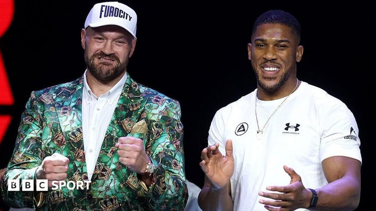 Respect and laughs as Fury and Joshua face off