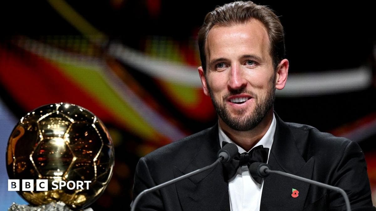 Kane beat Mbappe to Ballon d'Or by just 28 points