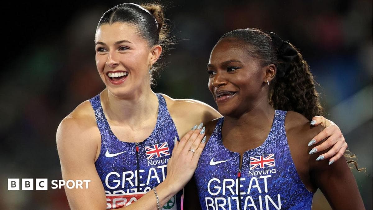 History for Hunt and Asher-Smith in golden finish for GB