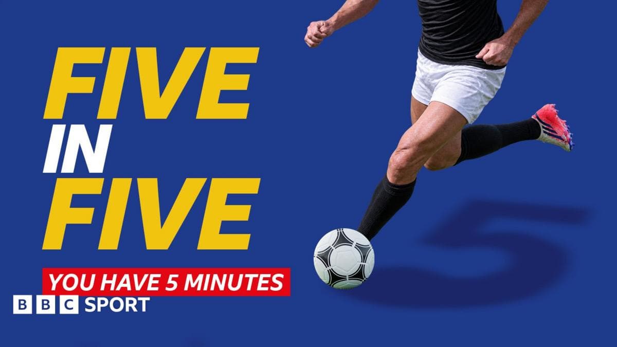 Five in Five: Football quiz No 3