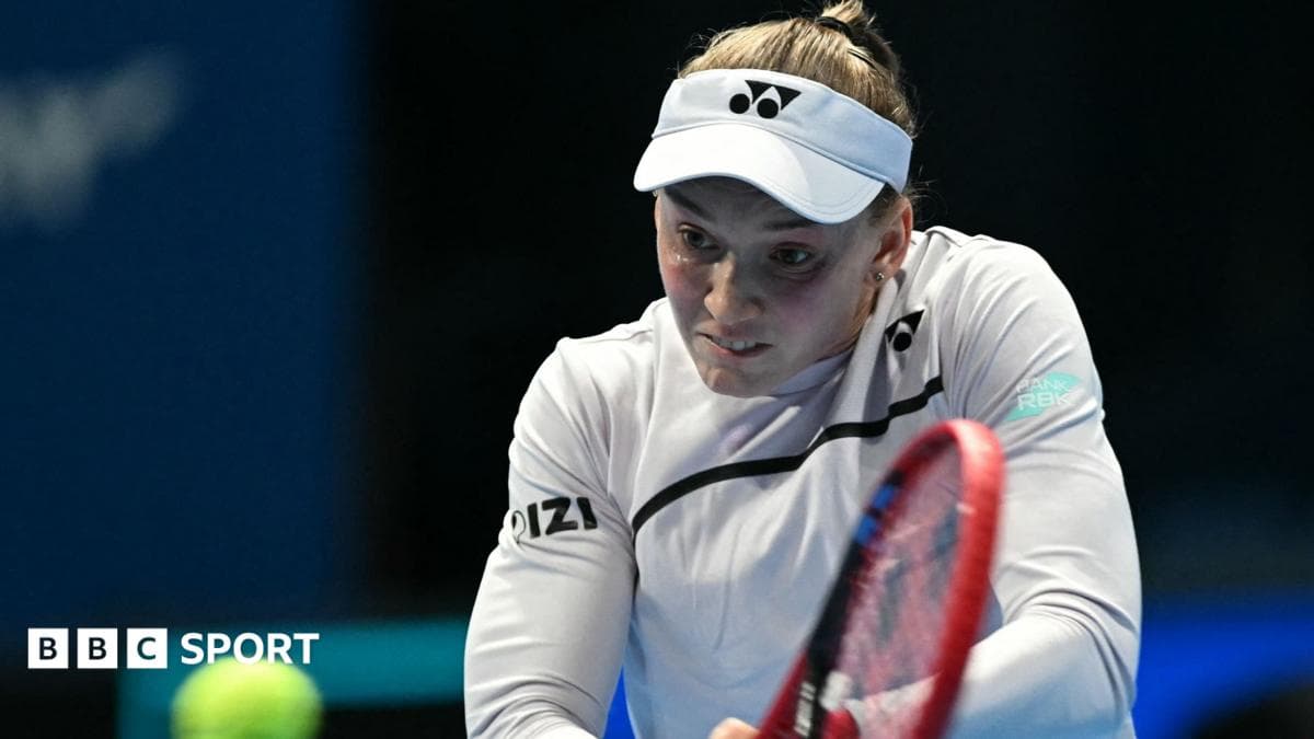 Rybakina secures year-end number one ranking