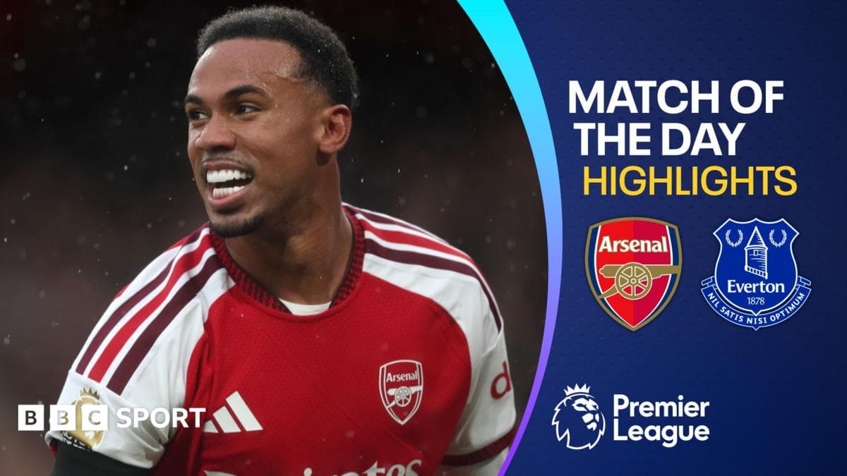 Arsenal beat Everton to go level on points with leaders Man City