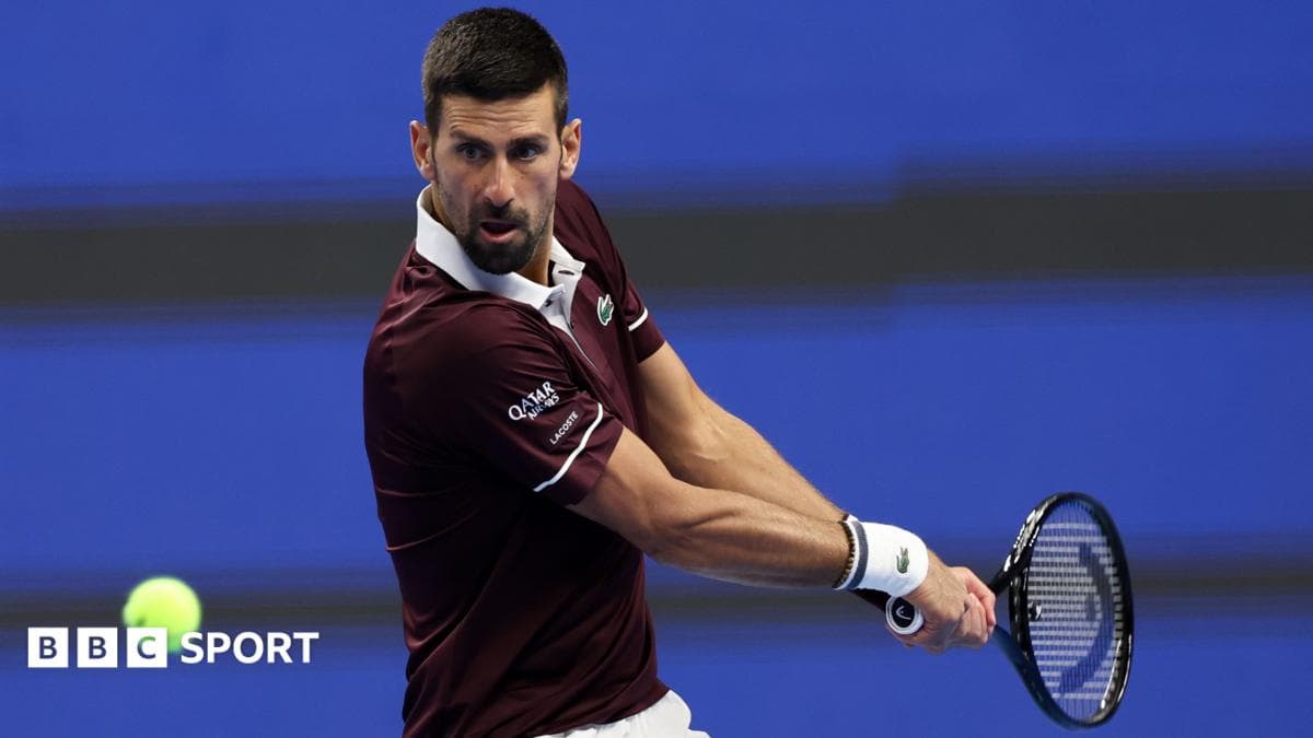 Djokovic wins first match since Wimbledon in China