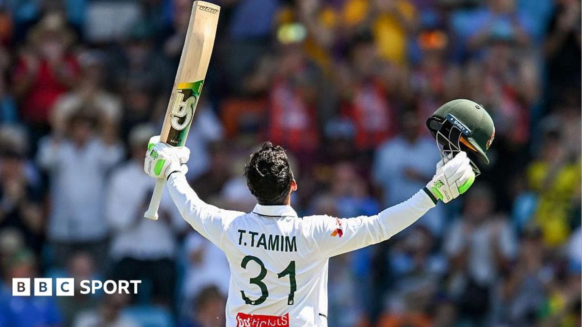 Hasan hits Bangladesh's first century in Australia