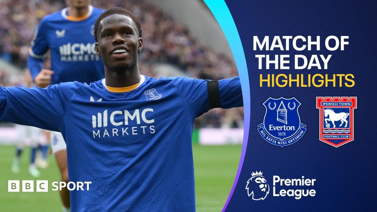 Everton's unbeaten run continues with win over 10-man Ipswich