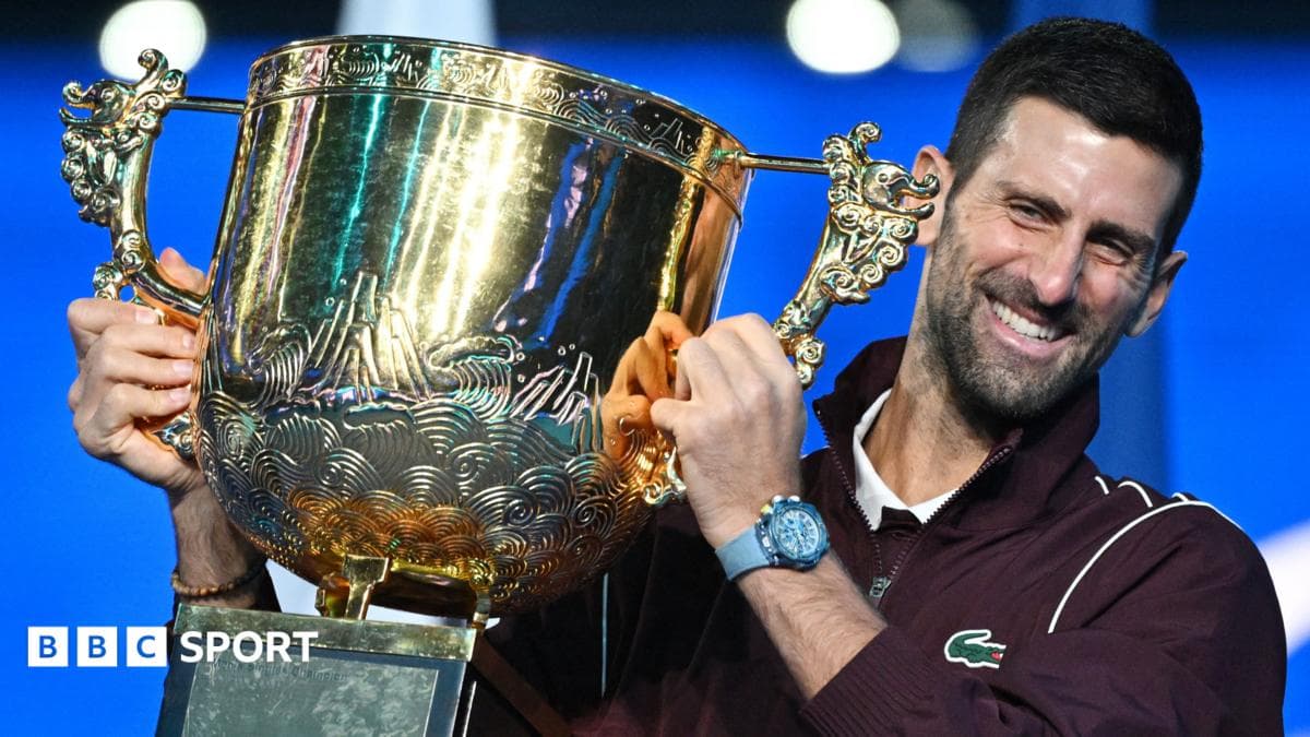 'Means more than just a trophy' - Djokovic claims 102nd title of career
