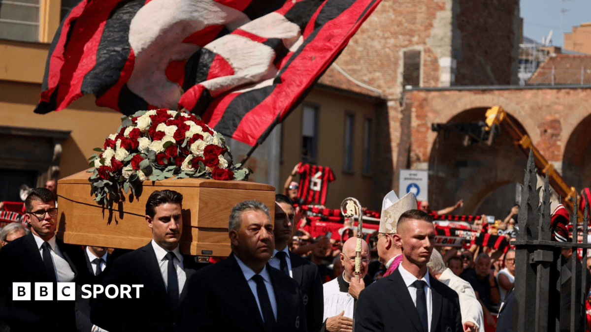 Mourners line streets of Milan for legend Baresi's funeral