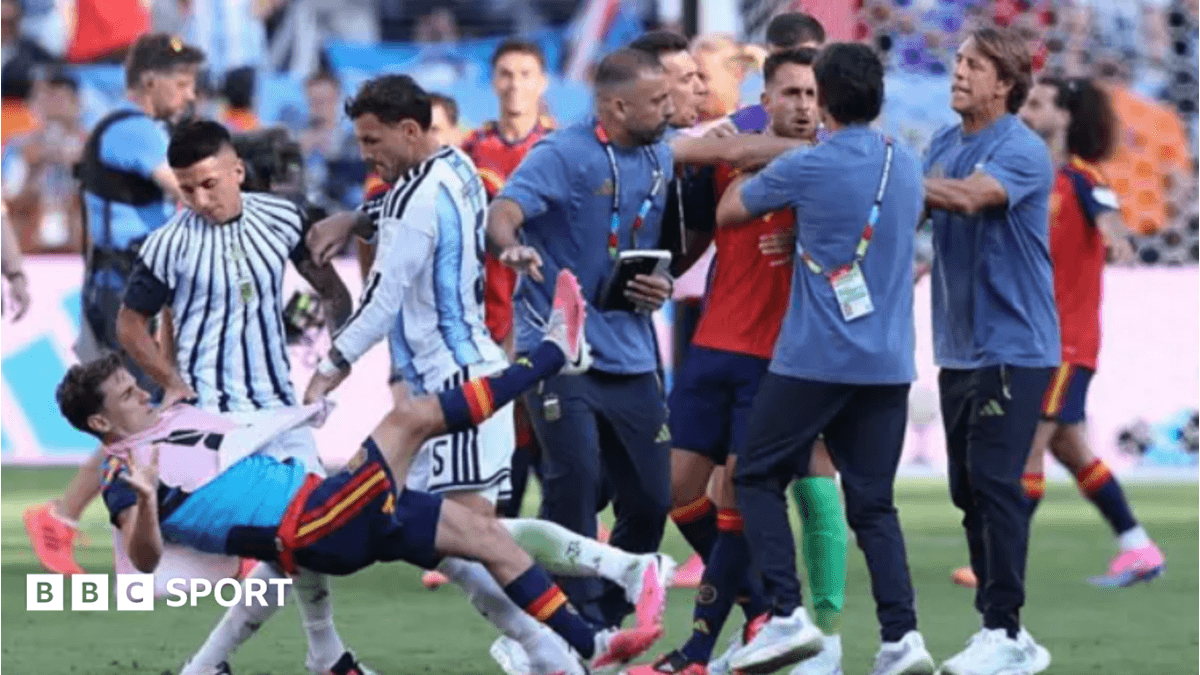 Argentina's Paredes should not be suspended for confrontation - Spain's Gavi