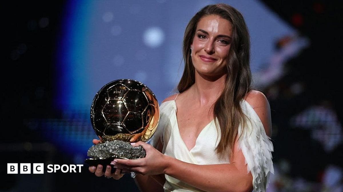 London City's Putellas wins record-equalling third Ballon d'Or
