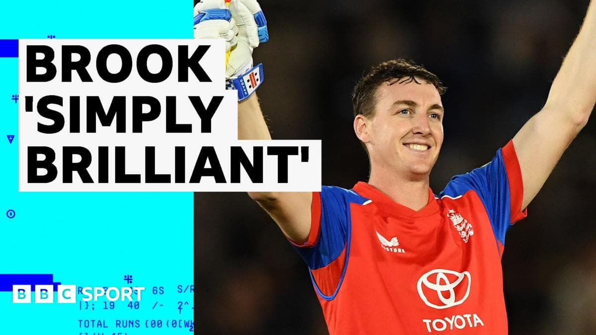 'What an innings' - Brook hits century against Sri Lanka