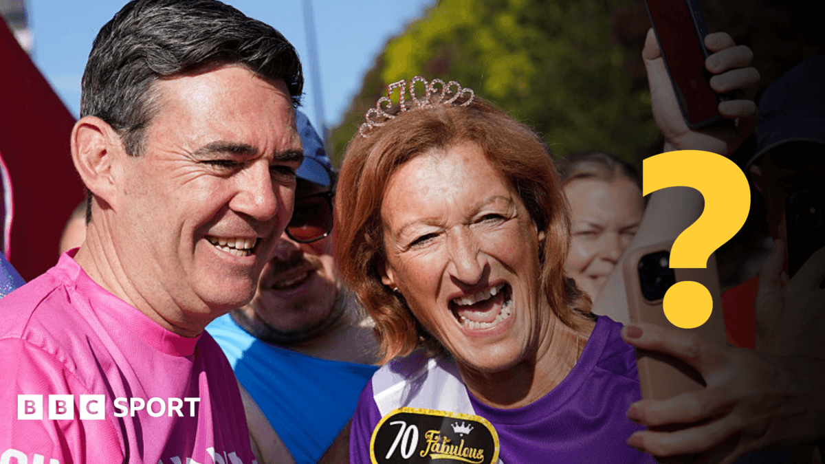 Weekly sports quiz: What was PM's Great North Run time?