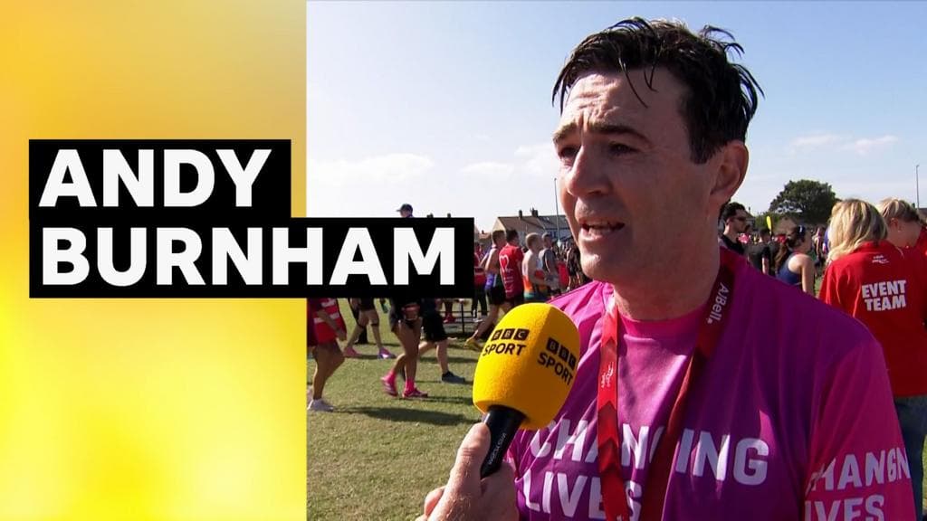 'I loved it' - Andy Burnham completes Great North Run