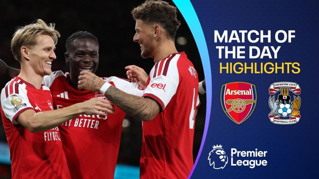 Arsenal start title defence with comfortable win over Coventry