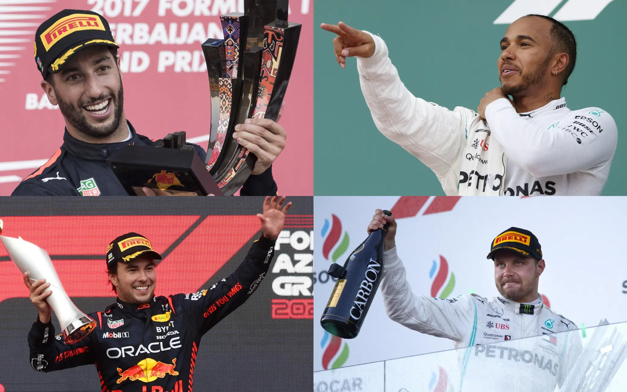 F1, l'albo d'oro del GP Azerbaijan: Verstappen e Perez in testa