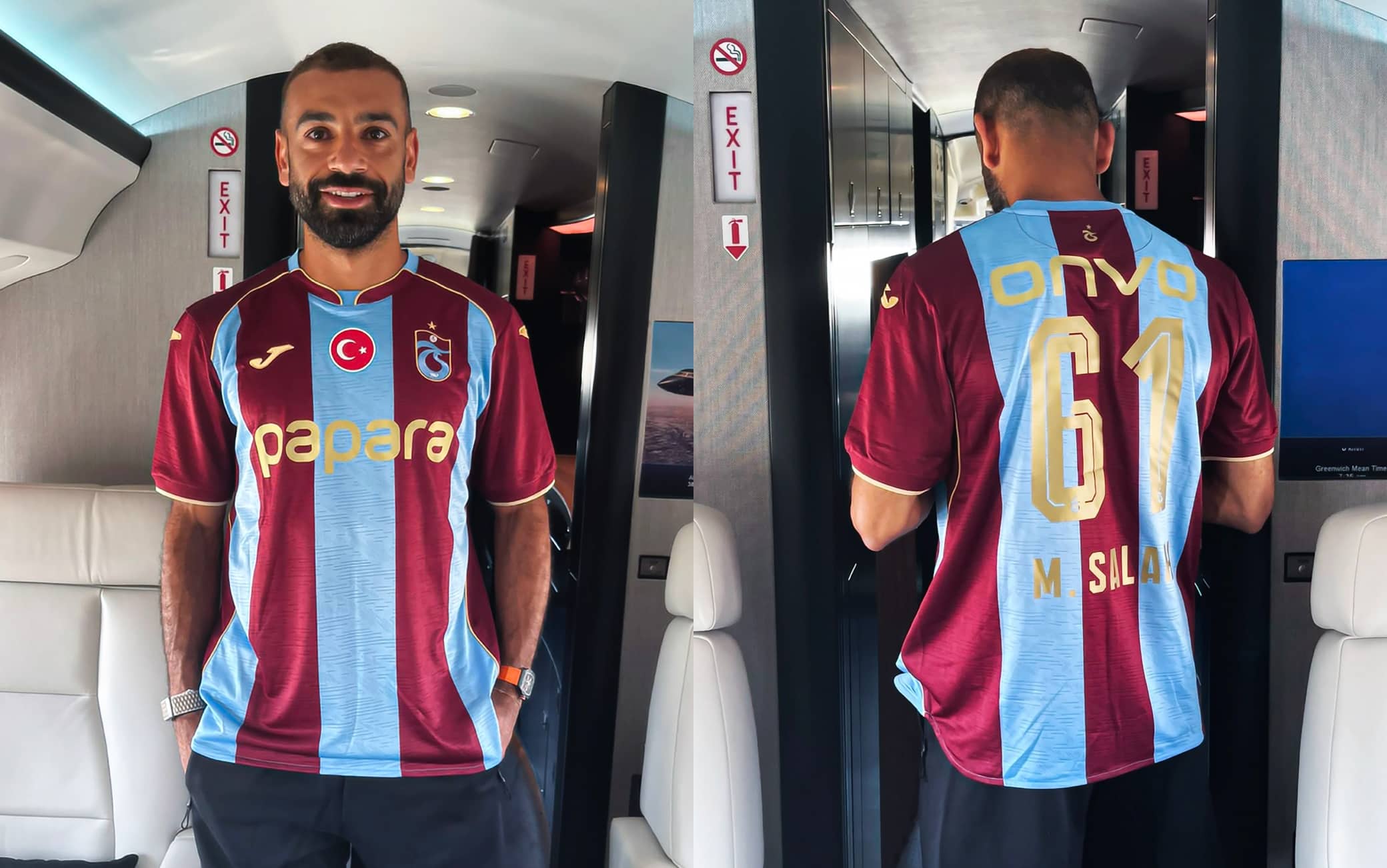 Salah, presentazione al Trabzonspor con la maglia numero 61: ecco perché