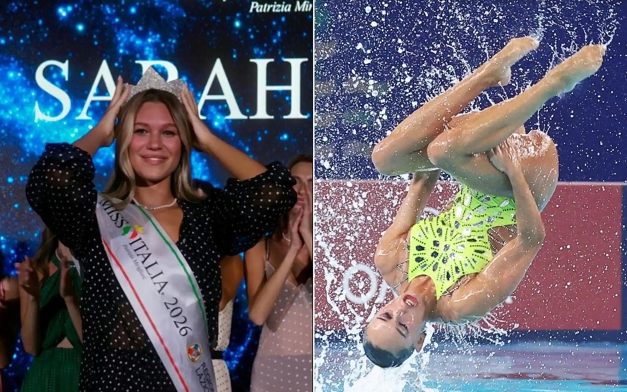Miss Italia 2026 è Sarah Rizea, campionessa di nuoto artistico