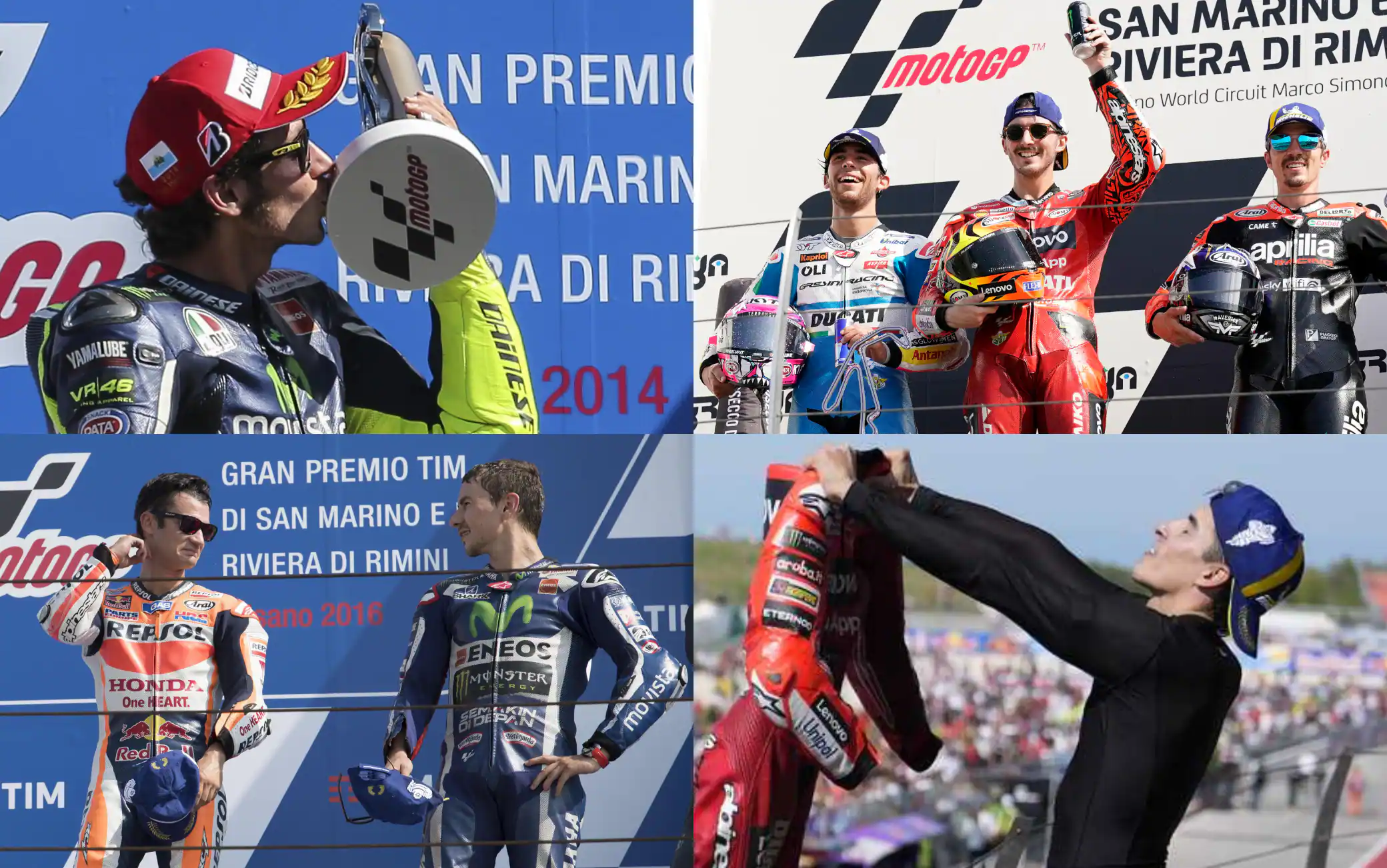 MotoGP, GP San Marino: i piloti che hanno vinto di più in top class a Misano. CLASSIFICA