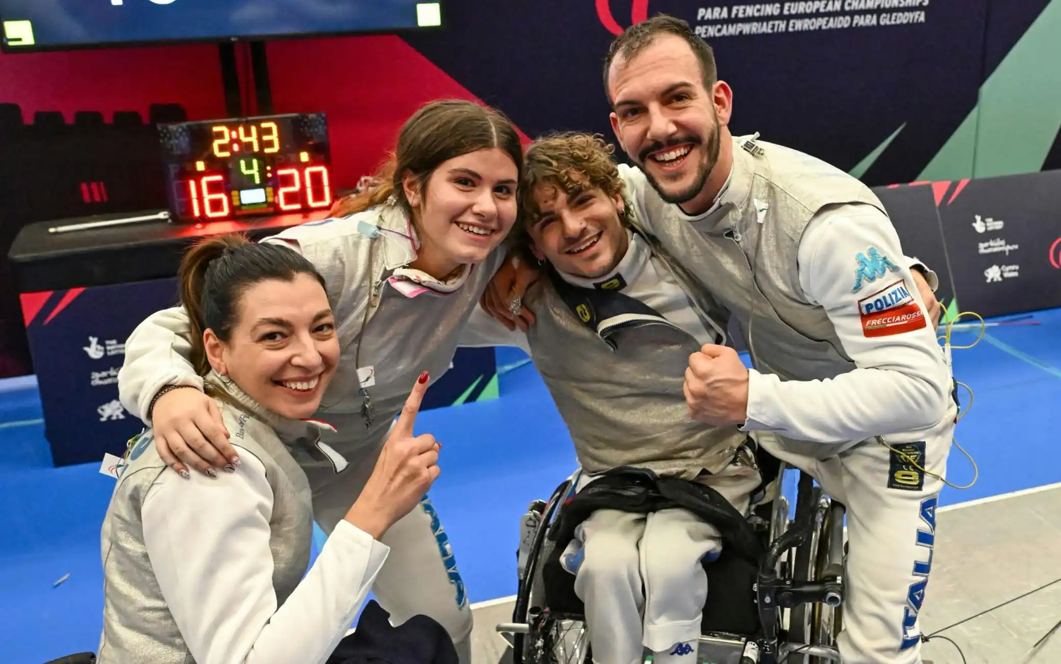 Scherma paralimpica, primo oro azzurro agli Europei di Cardiff