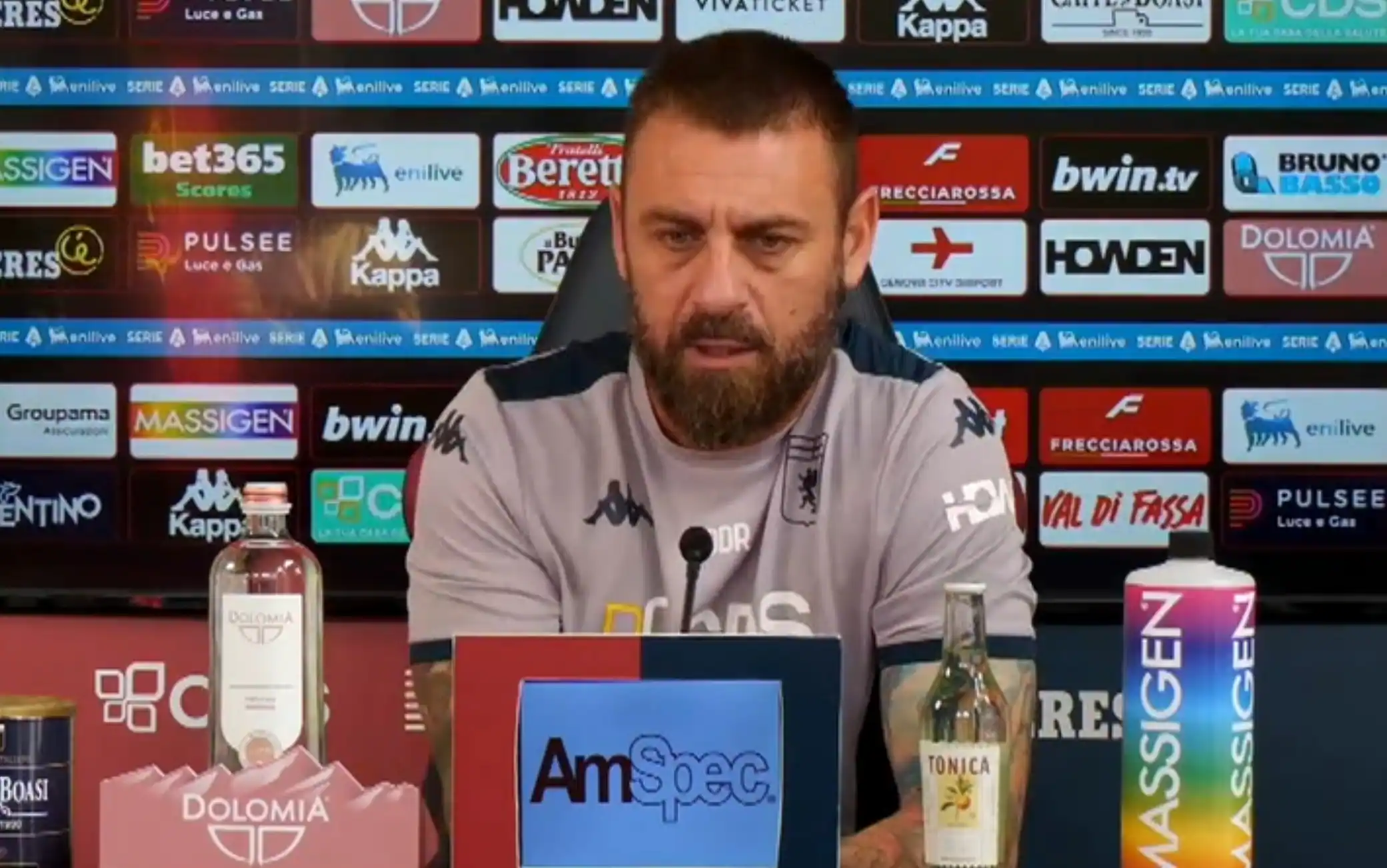 Genoa, De Rossi: "Gli infortuni? Siamo tutti sulla stessa barca"