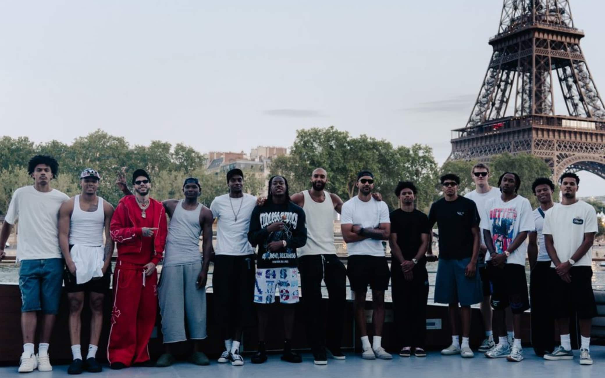 NBA, i T'Wolves a Parigi con Gobert: per Ant la Tour Eiffel è roba da Disney World
