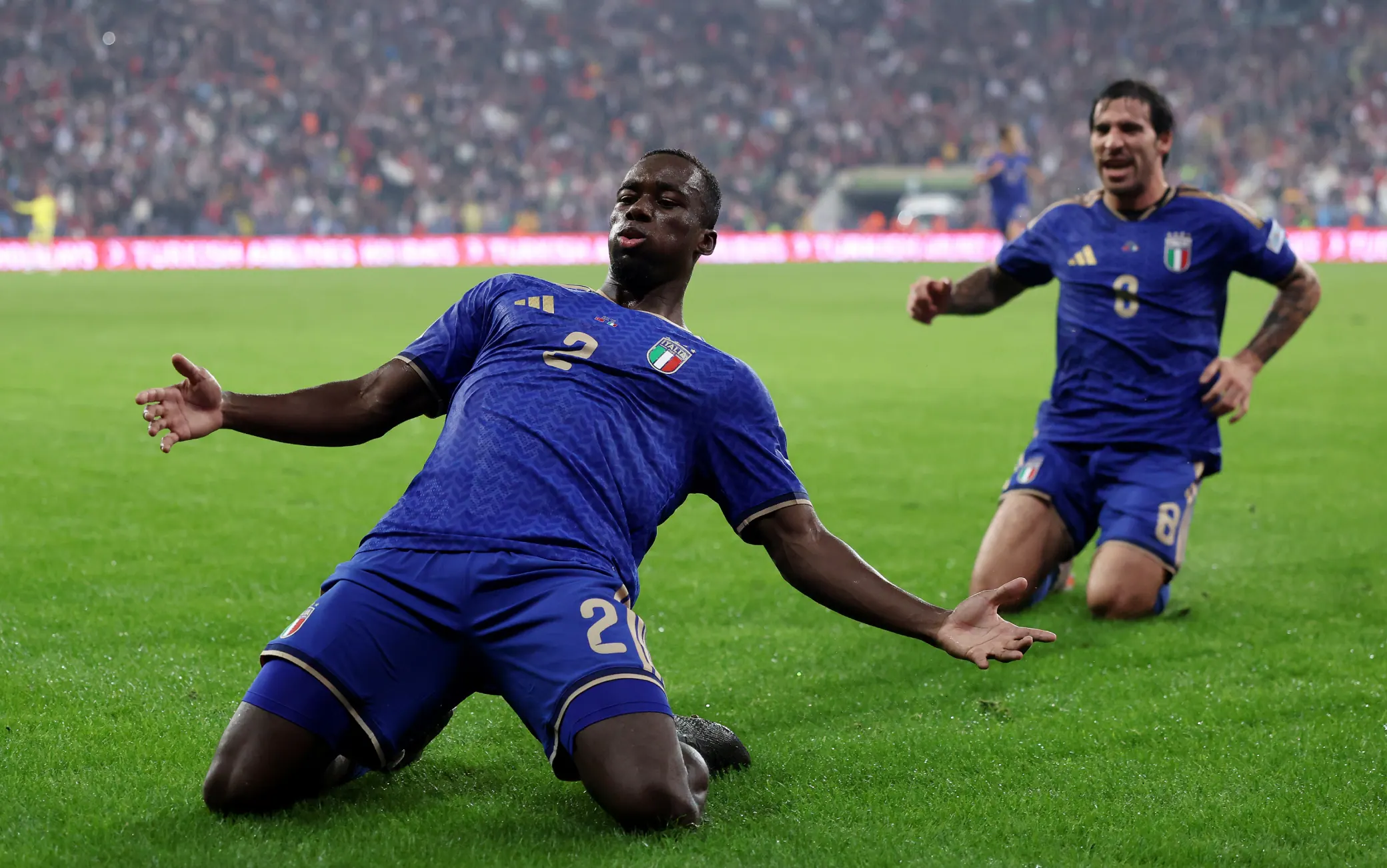 Italia, Kayode e i giocatori in gol all'esordio in Nazionale