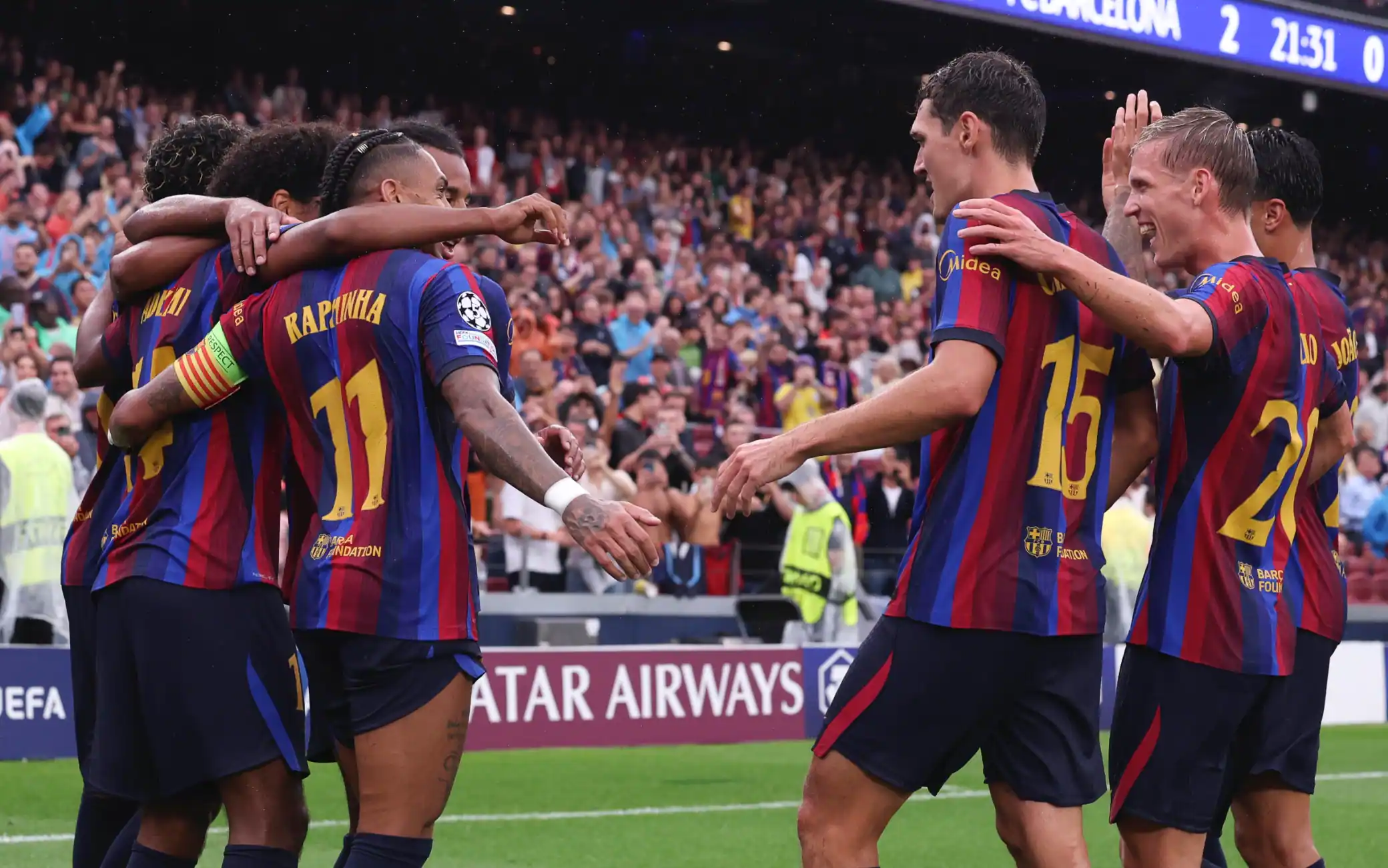 Barcellona-Feyenoord 5-1: gol e highlights della partita di Champions League