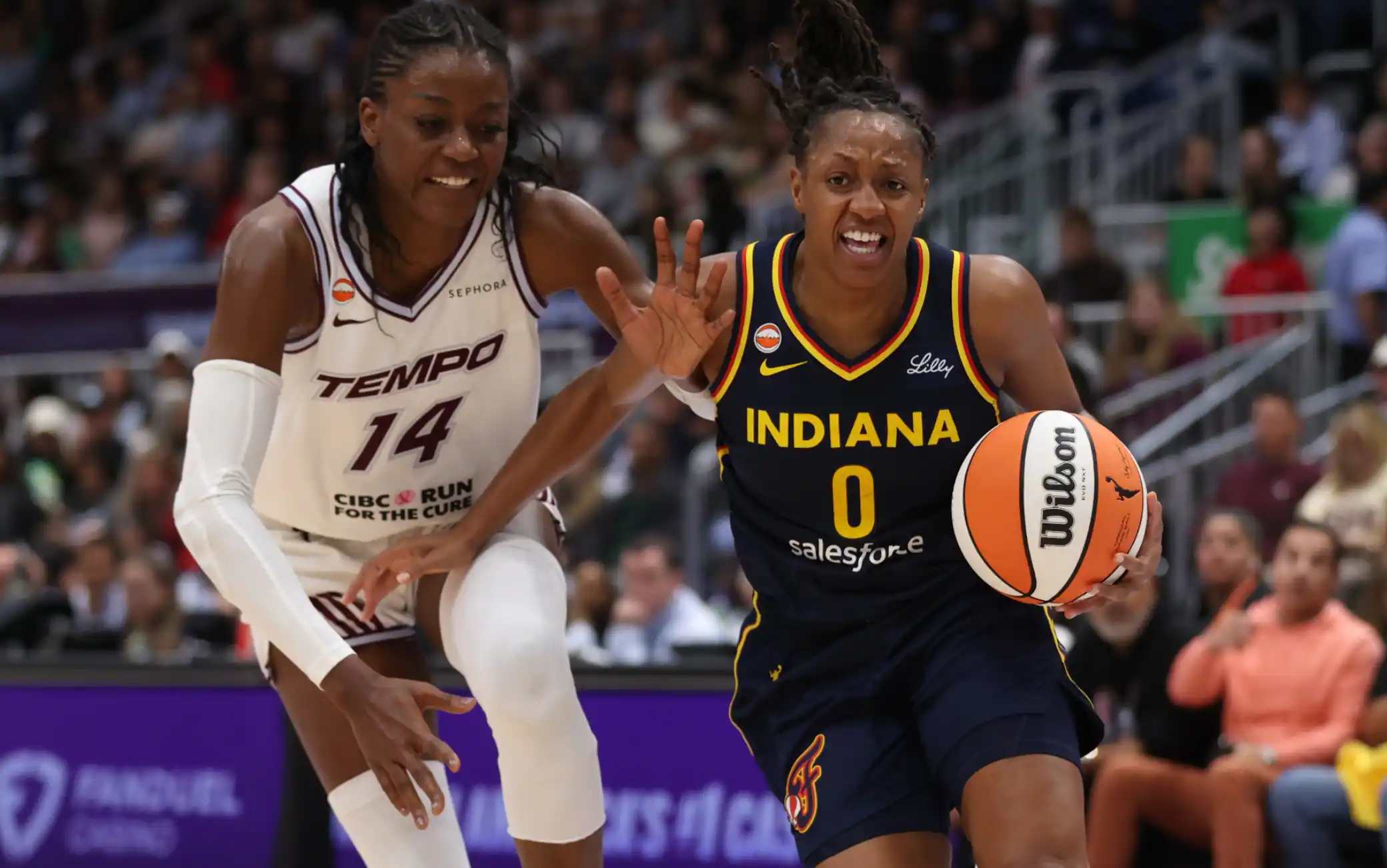 WNBA, record di punti in una stagione per Mitchell: con lei e Clark Indiana sogna. VIDEO