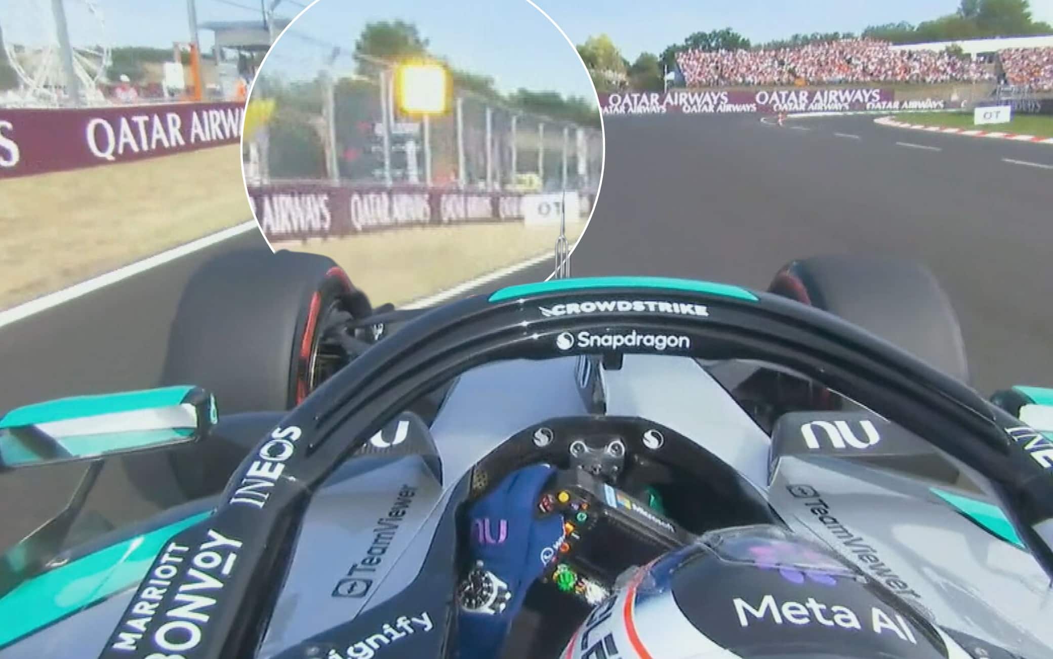 F1, tre posizioni di penalità per Antonelli al GP Ungheria: violazione bandiera gialla