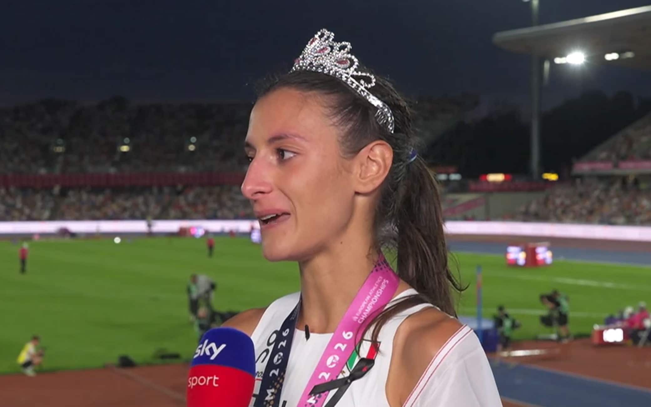 Nadia Battocletti si commuove dopo l'oro: "Chi mi ama mi dà la forza per vincere"
