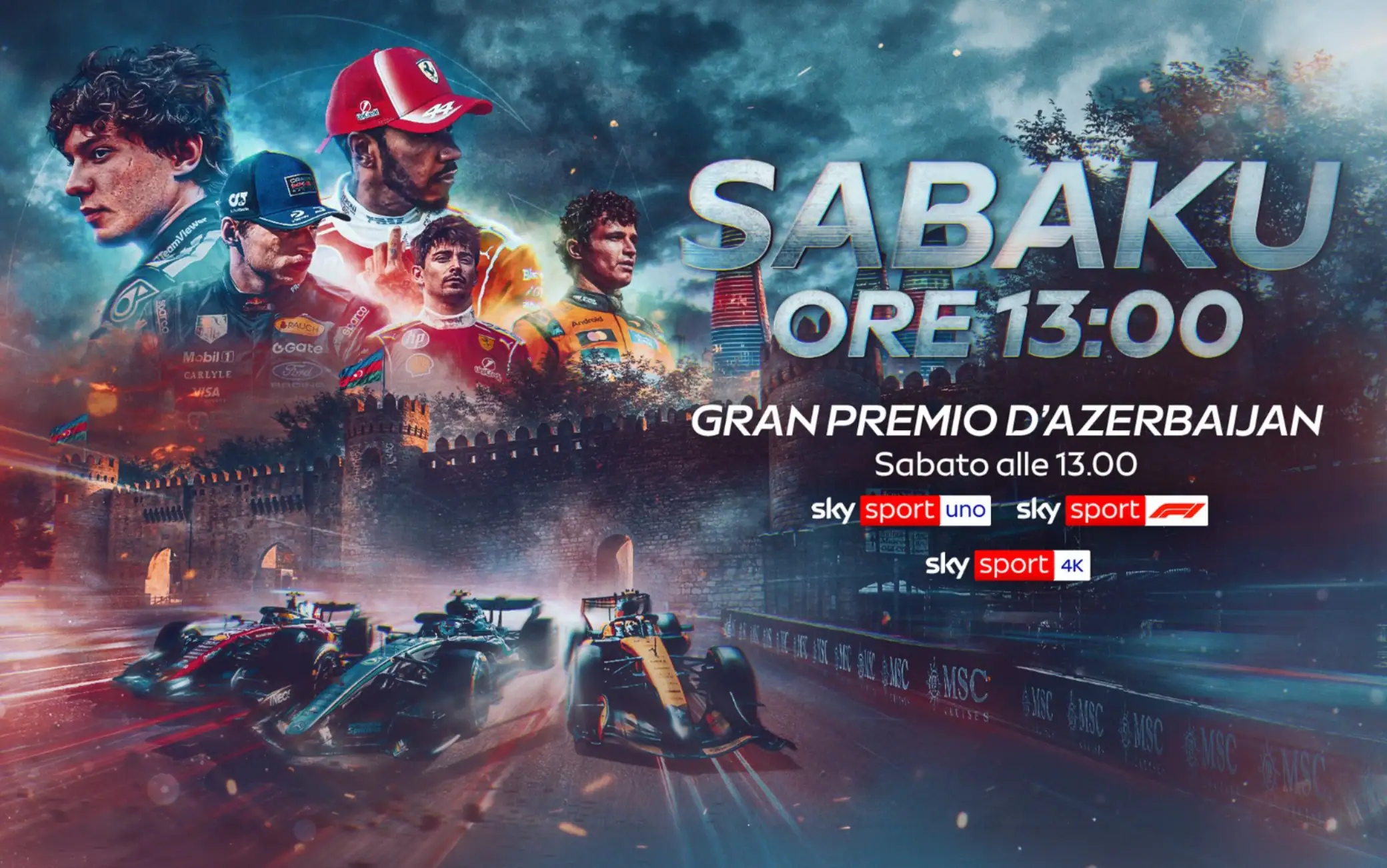 Formula 1, gli orari e dove vedere il GP Baku in tv: oggi la conferenza piloti
