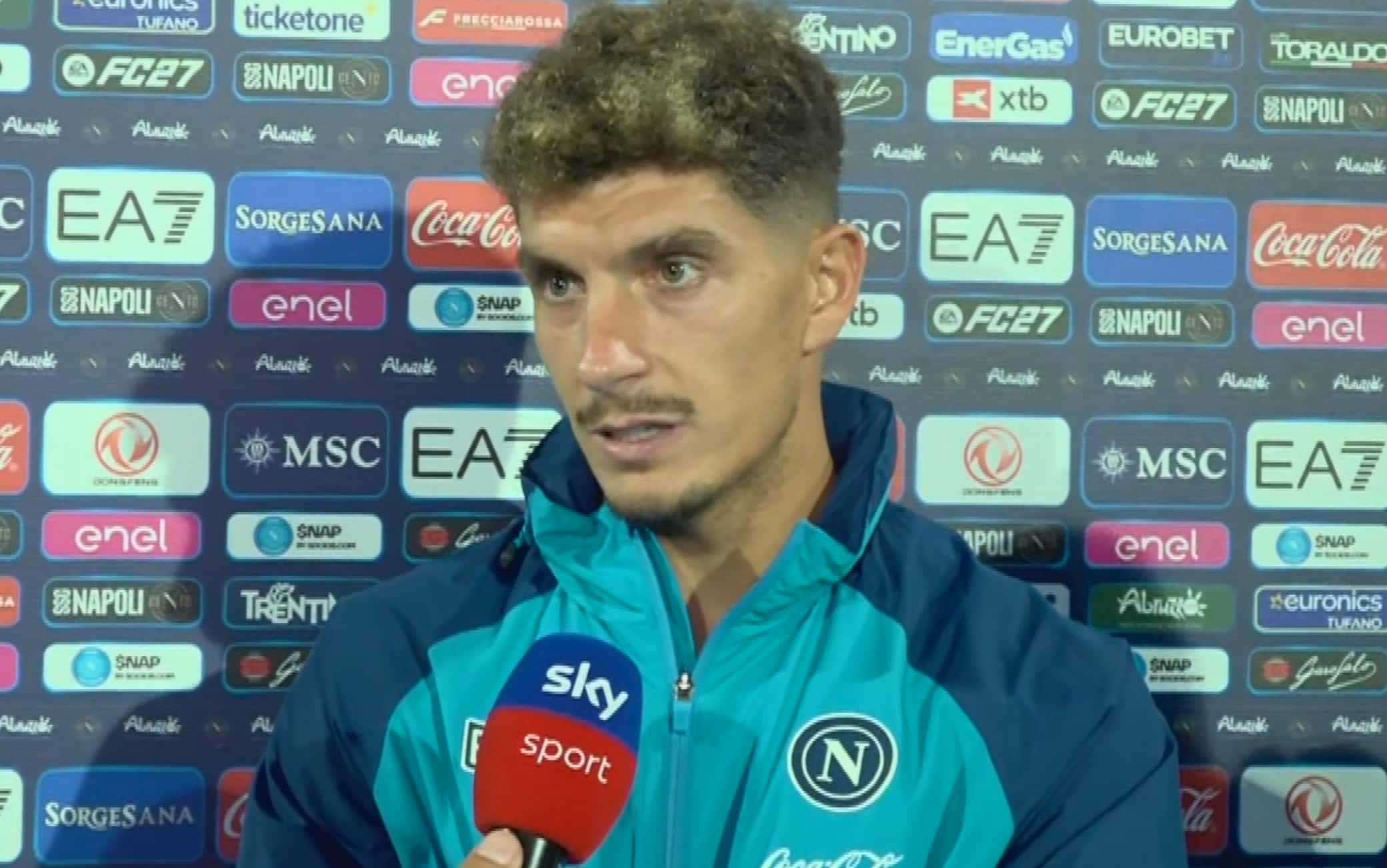 Napoli, Di Lorenzo: "Allegri mi chiede sempre di variare in campo"