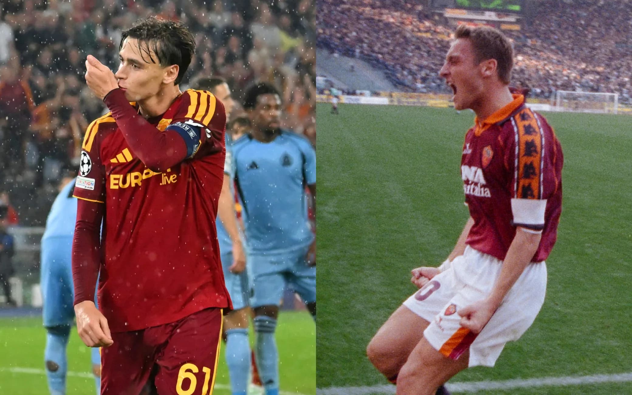 Roma, Pisilli come Totti: in gol alla prima partita con la fascia da capitano