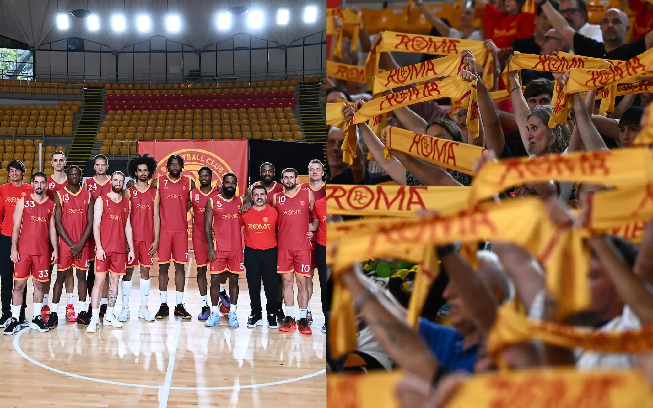 La BC Roma si presenta al PalaTiziano, Capitan Mannion: "Vogliamo portare Roma in alto"