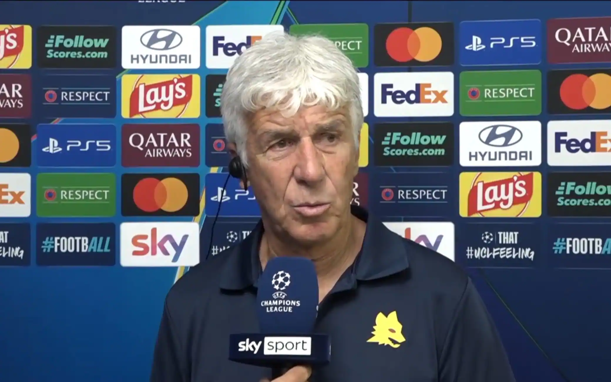 Fenerbahce-Roma, Gasperini: "Bella gara, per la classifica servono anche questi pareggi"