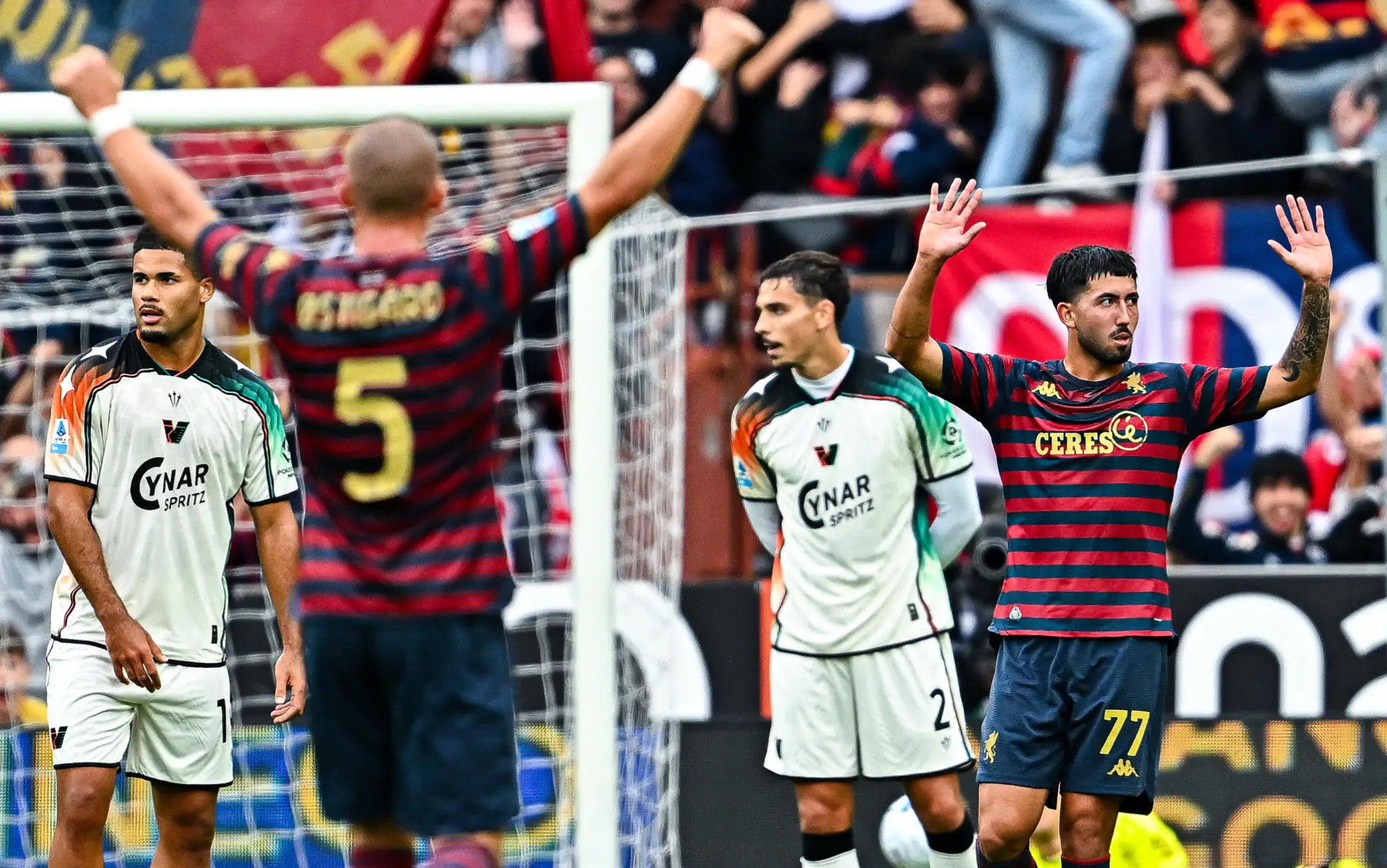 Genoa Venezia 1-0: video, gol e highlights. L'ex Ellertsson regala 3 punti a De Rossi
