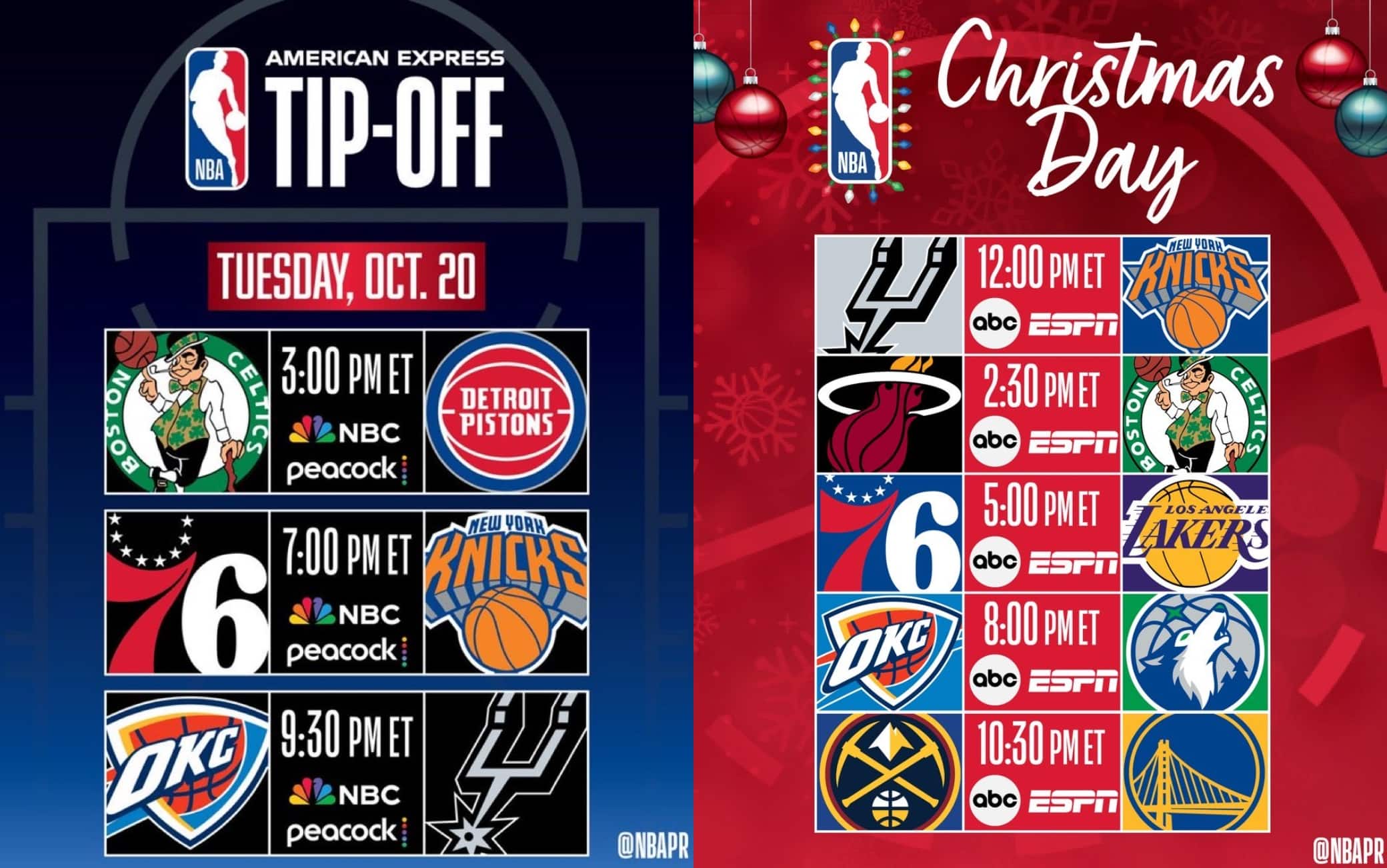 NBA, in attesa del calendario completo svelata la prima giornata e il programma di Natale