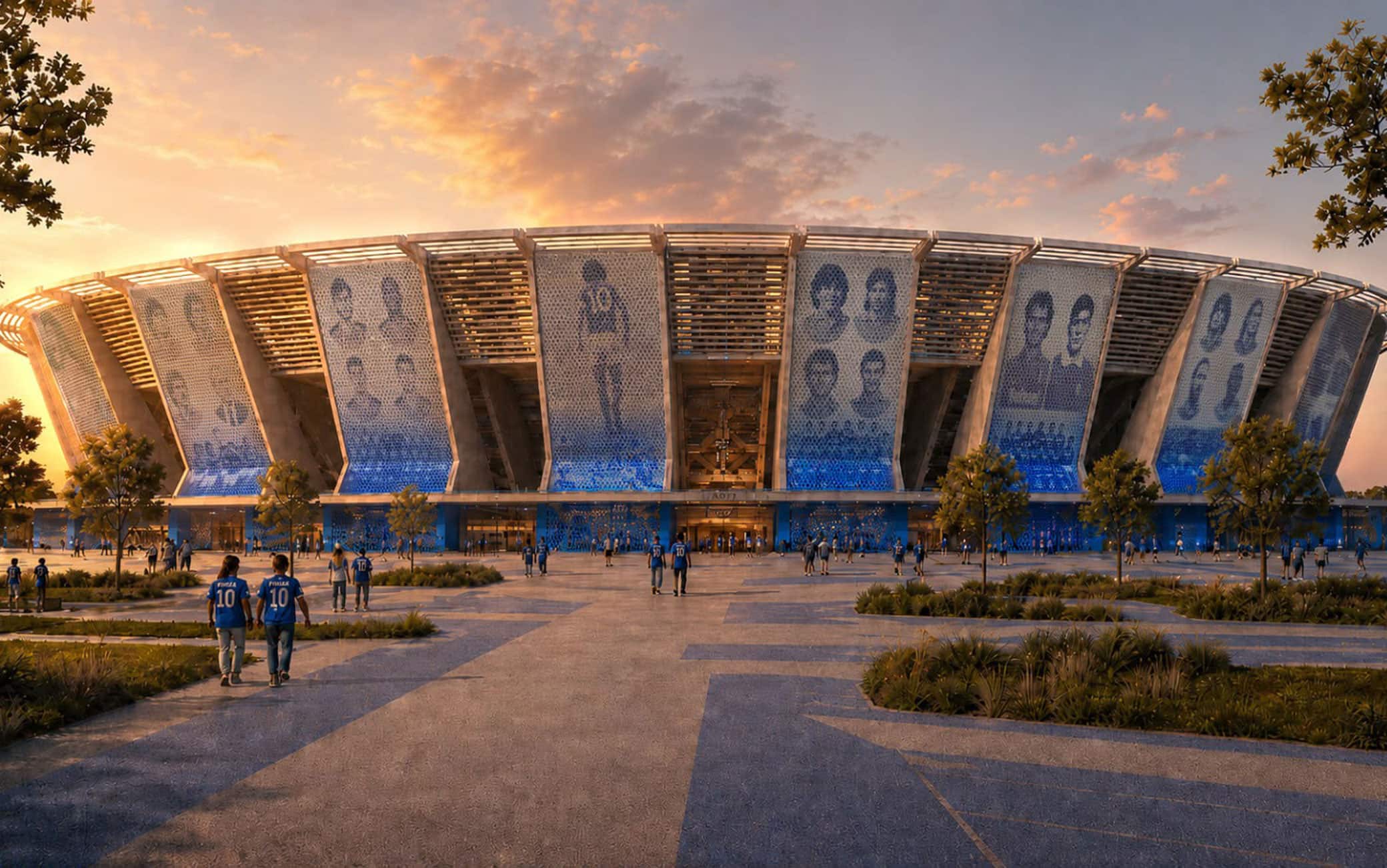 Stadio Maradona di Napoli, ecco come sarà dopo il restyling: il progetto