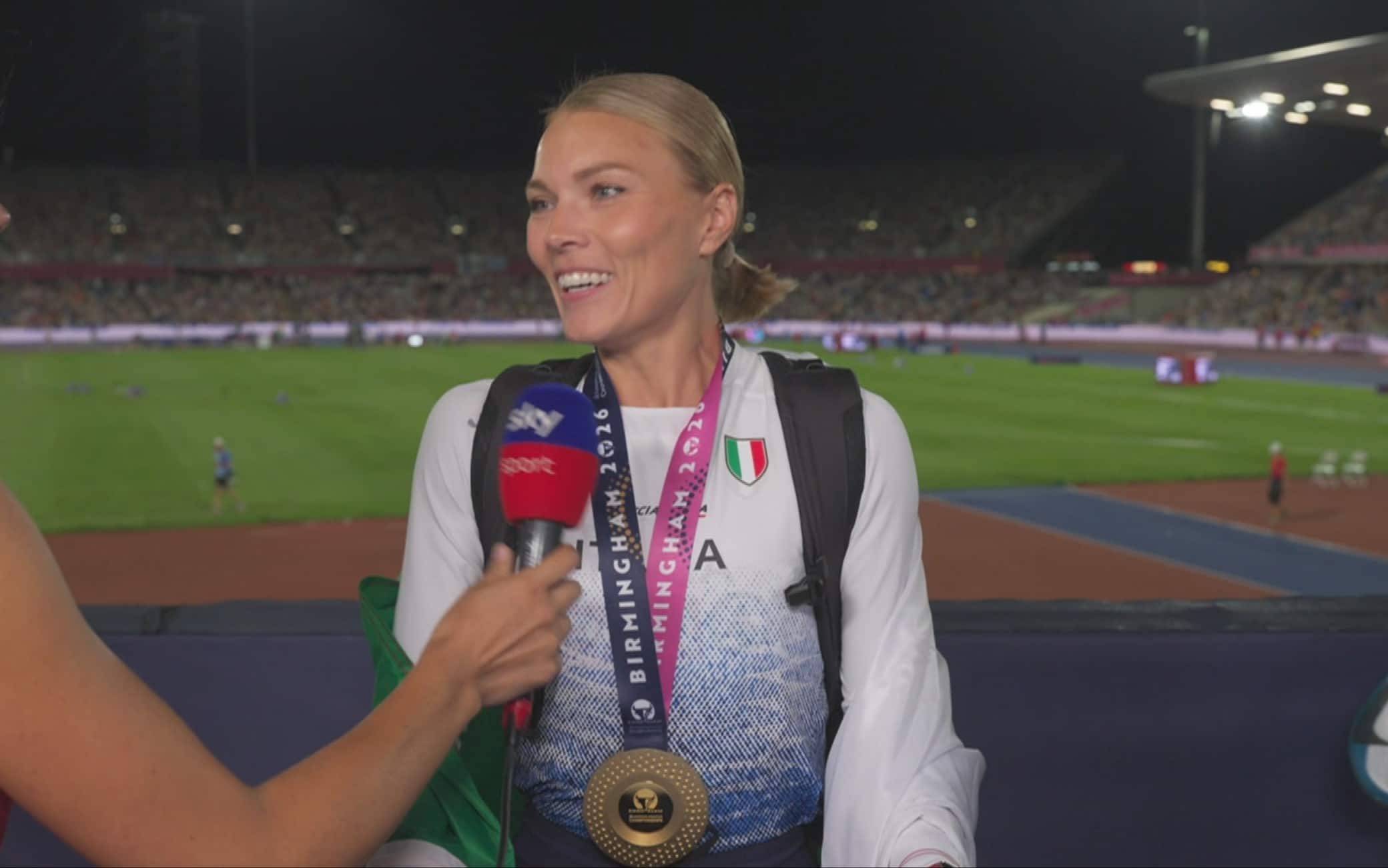 Derkach oro nel salto triplo: "Emozioni fortissime, l'atletica mi fa sentire una bambina"