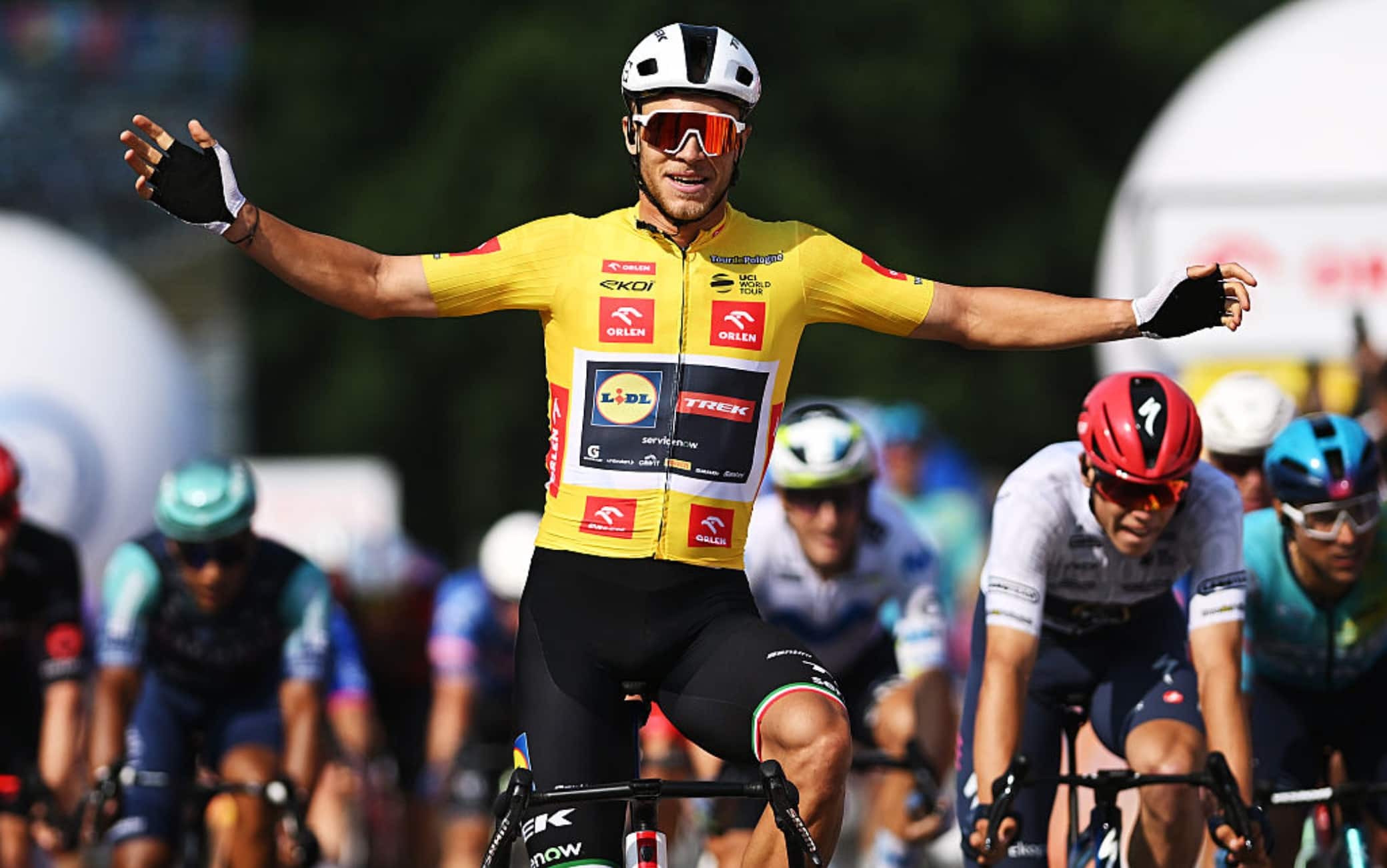 Giro di Polonia, Jonathan Milan vince in volata anche la seconda tappa