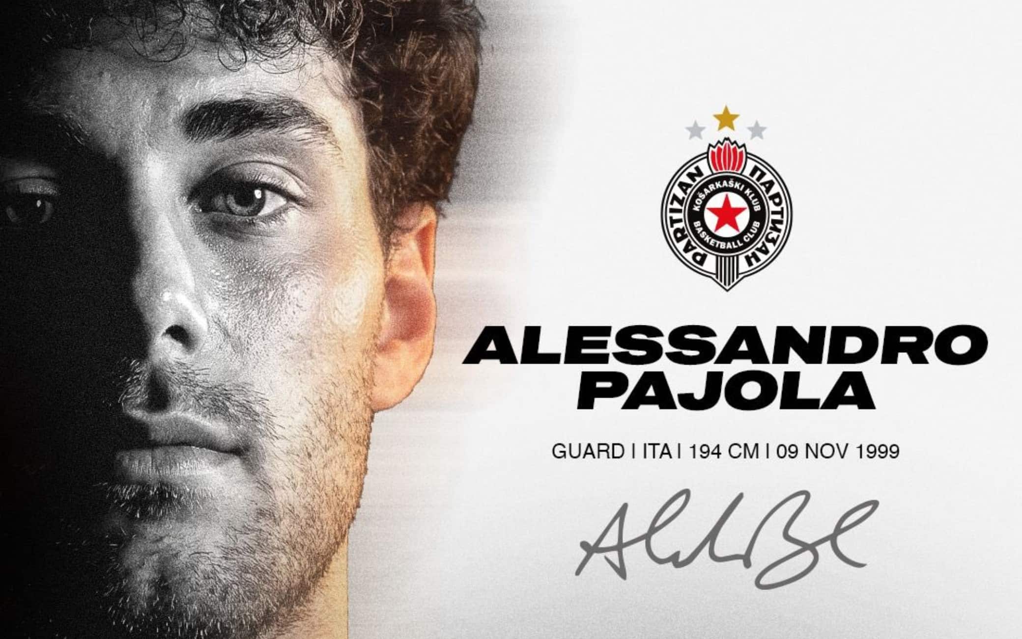 Ufficiale, Pajola al Partizan Belgrado: l'ex Virtus Bologna firma un biennale