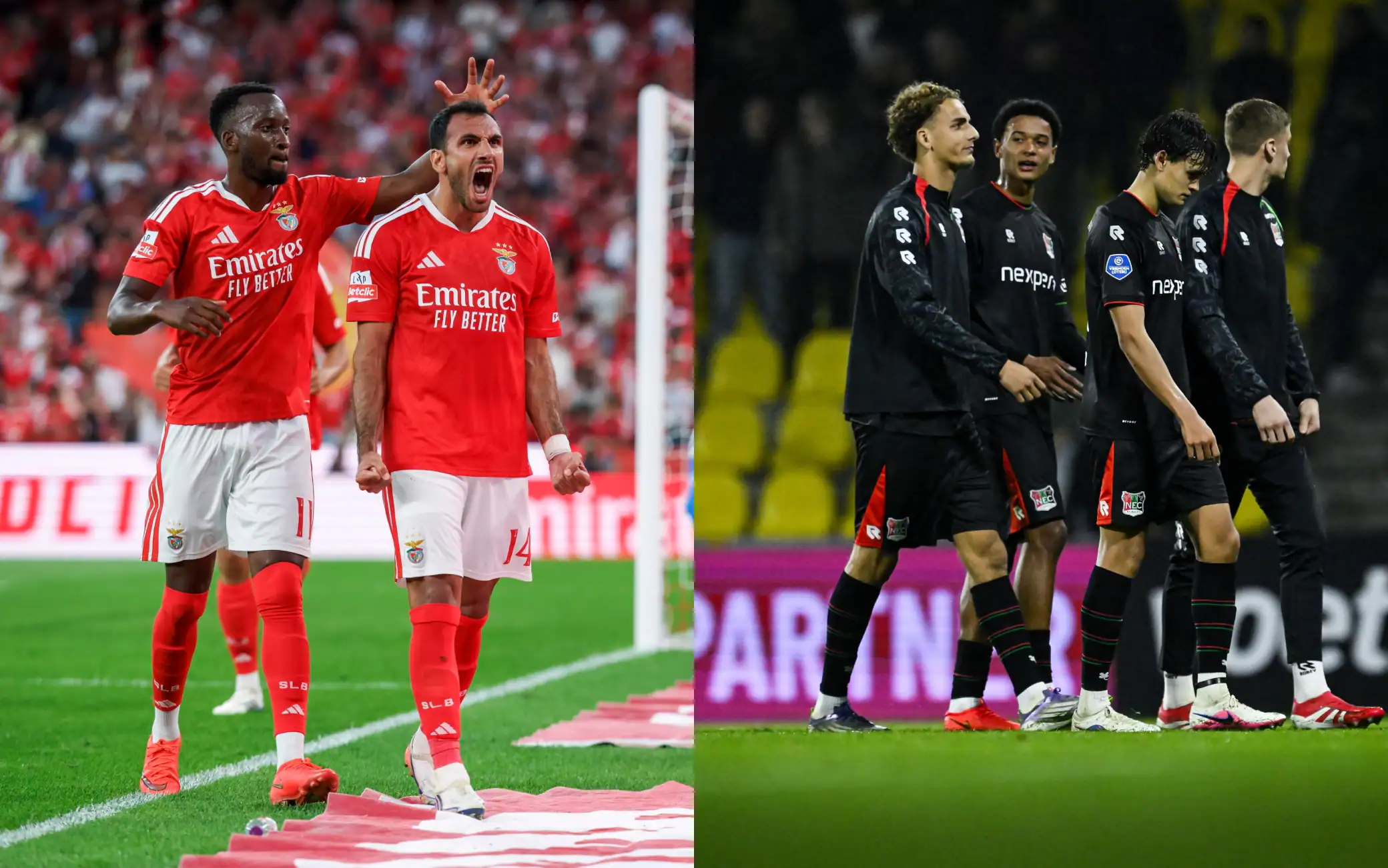 Benfica e Nec, risultati e cosa c’è da sapere sulle avversarie di Milan e Juventus