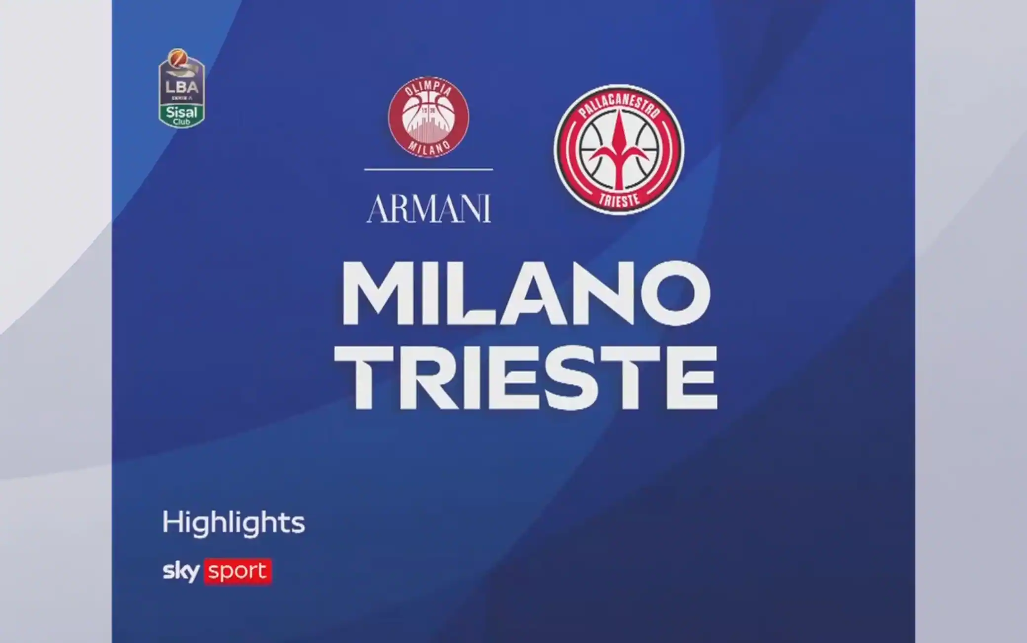 Olimpia Milano-Trieste 83-79: highlights. VIDEO