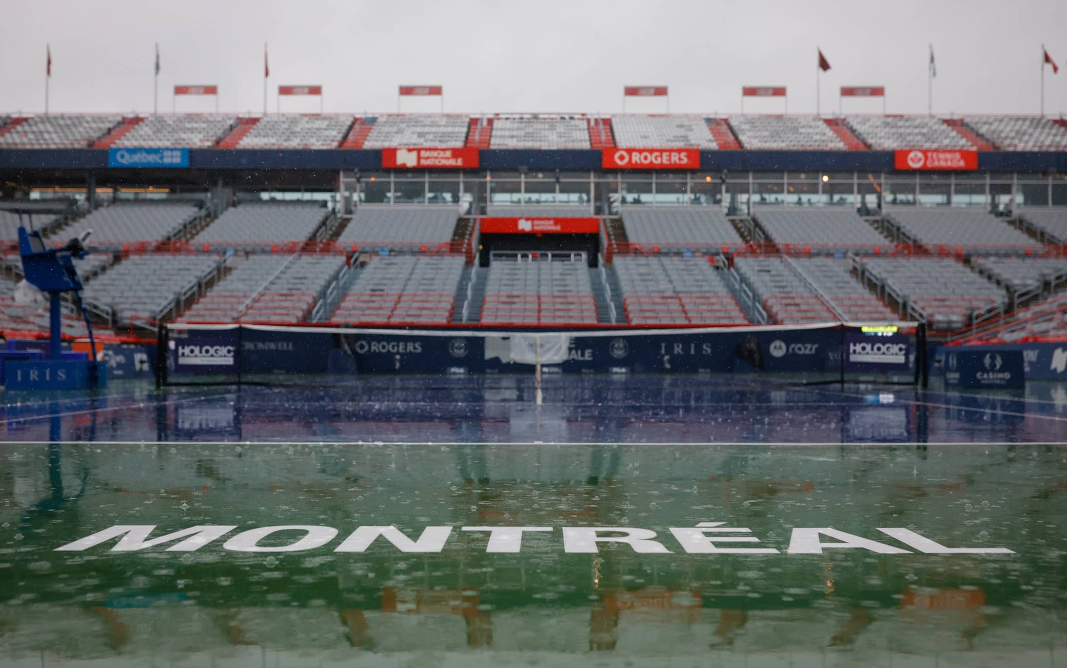 Pioggia all'Atp Montreal, rinvii e cancellazioni tra domenica e lunedì